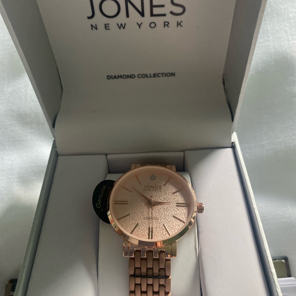 Jones New York Pink Gold-Tone Watch